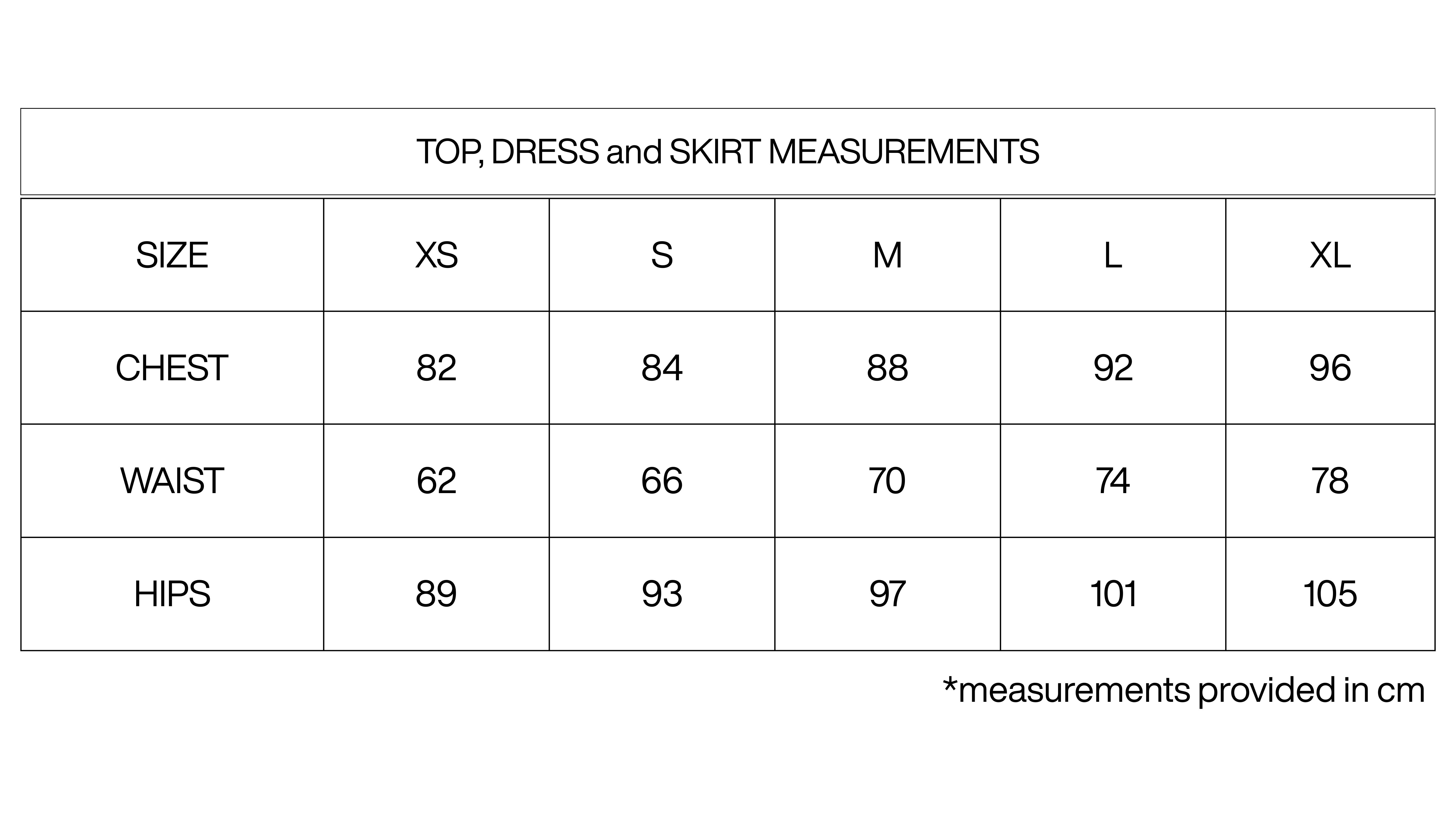 Size Guide