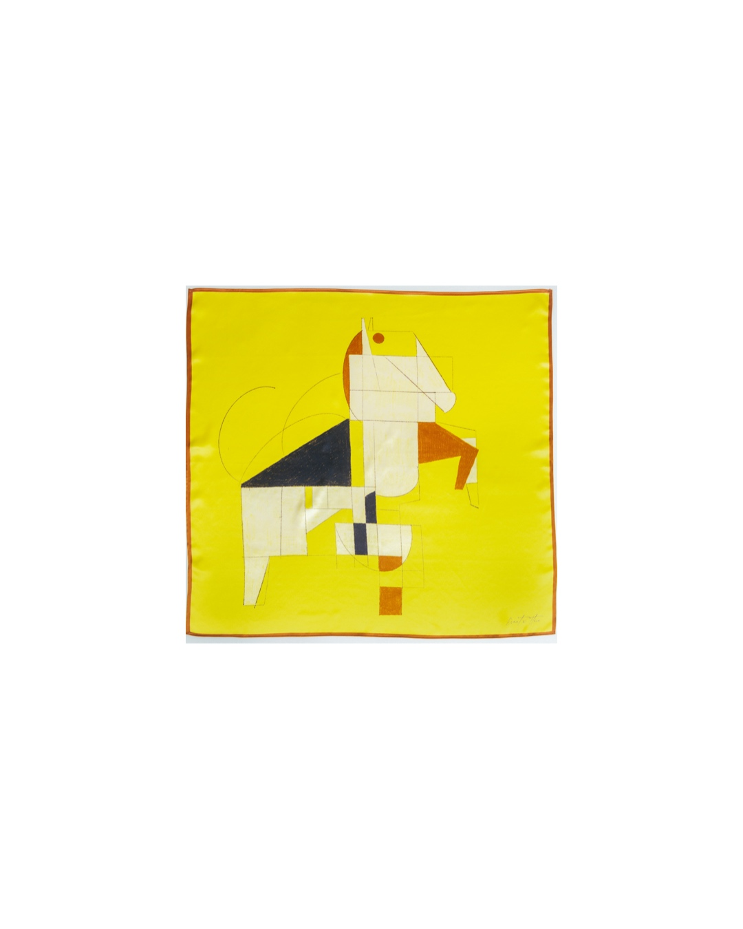 A REARING HORSE