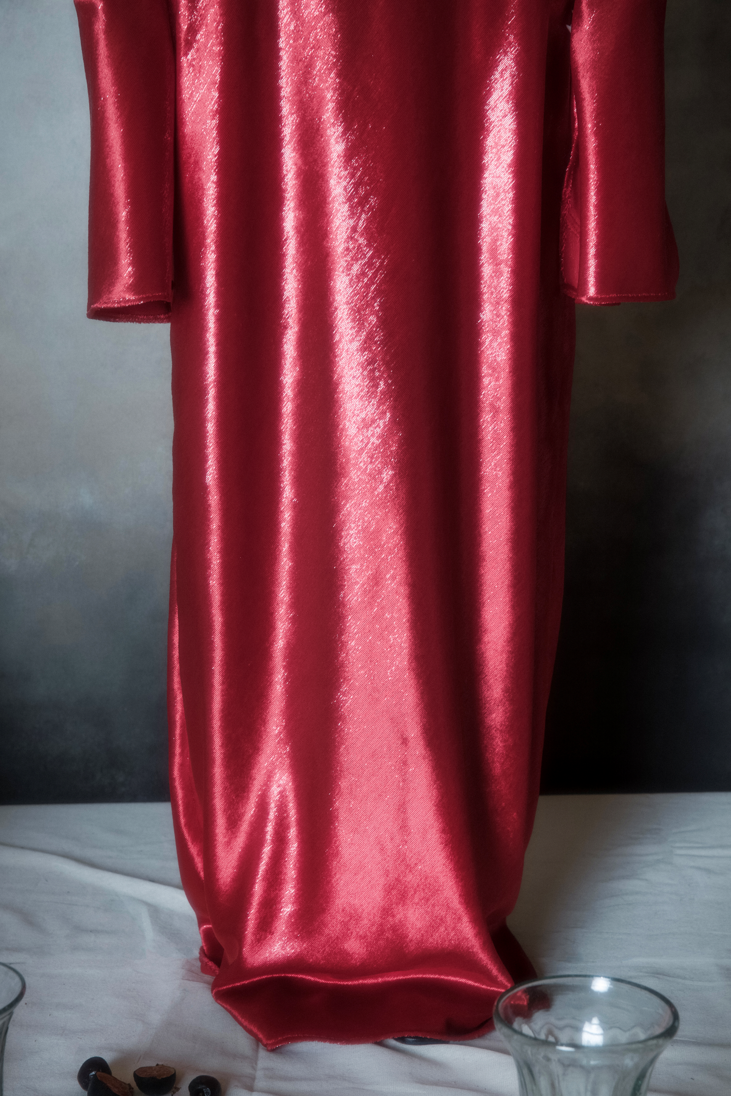 MIRROR VELVET DRESS