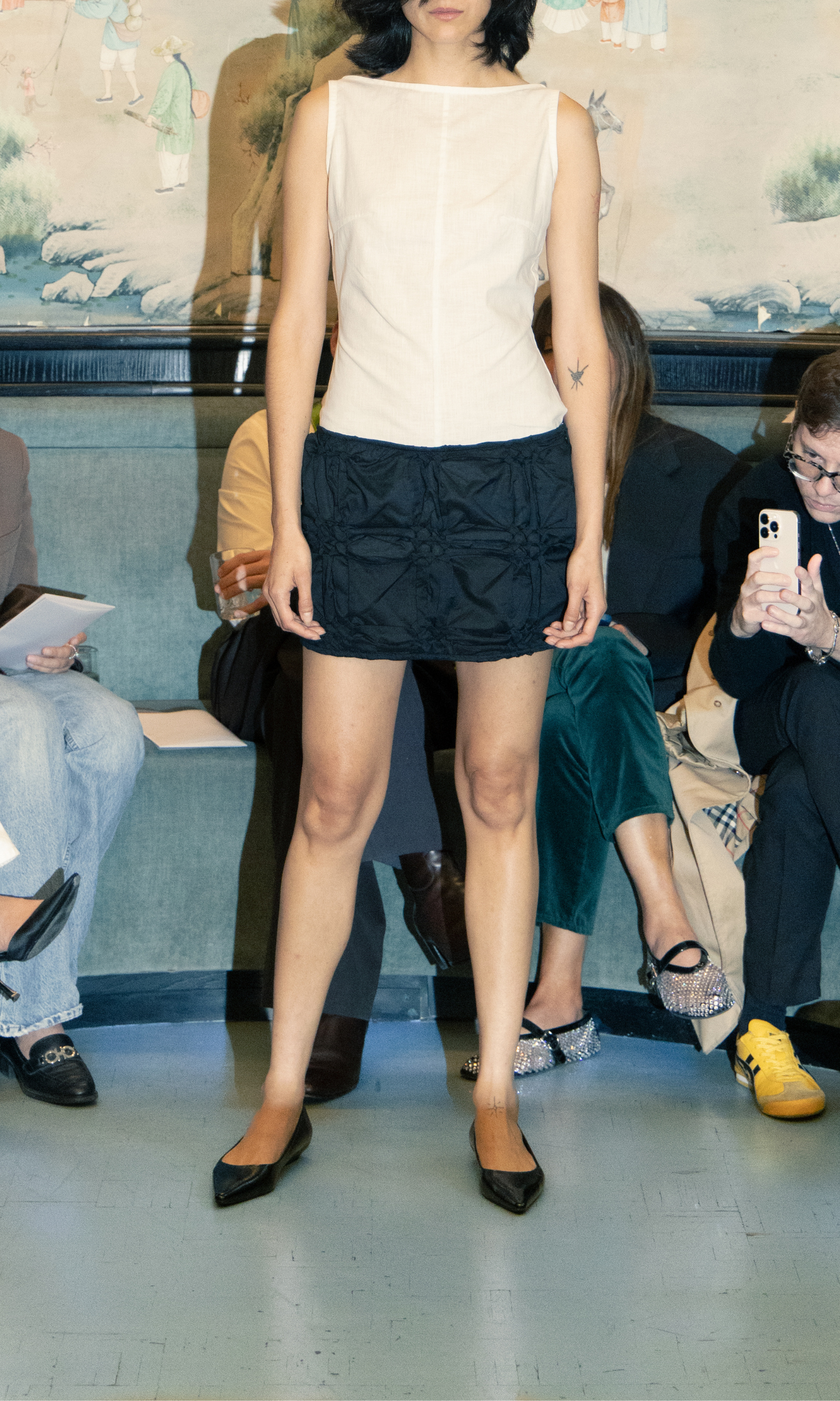 MINI SKIRT HAND SMOCK